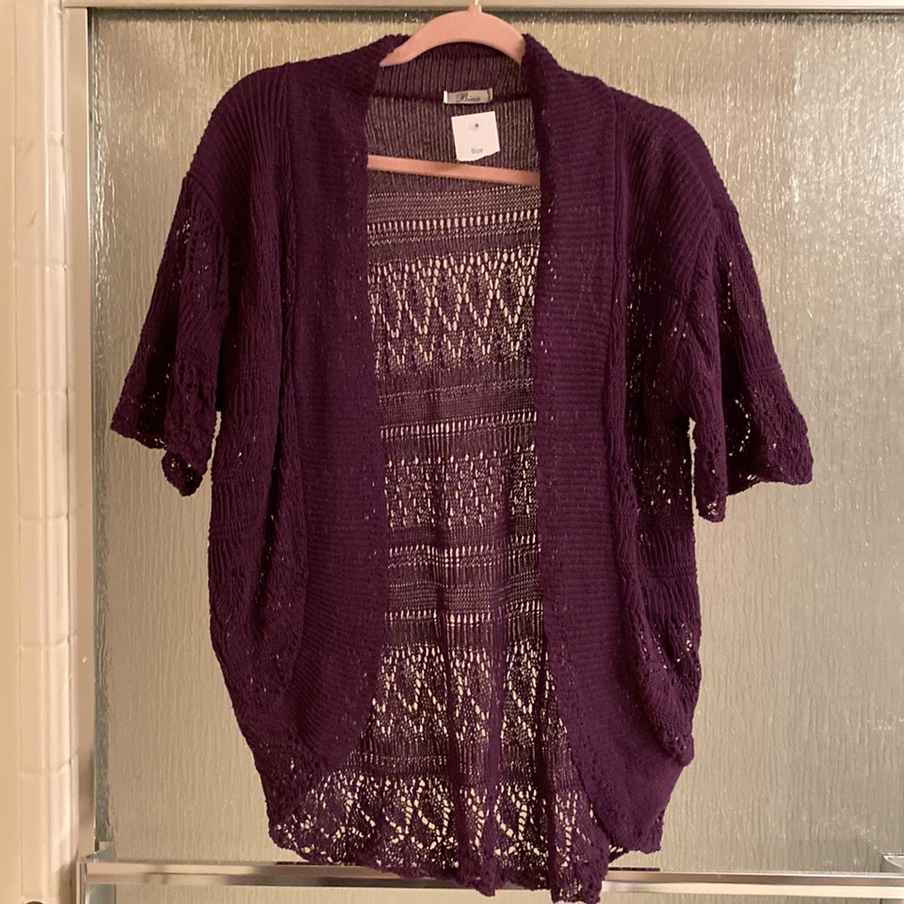 🛑 purple cardigan new with tag